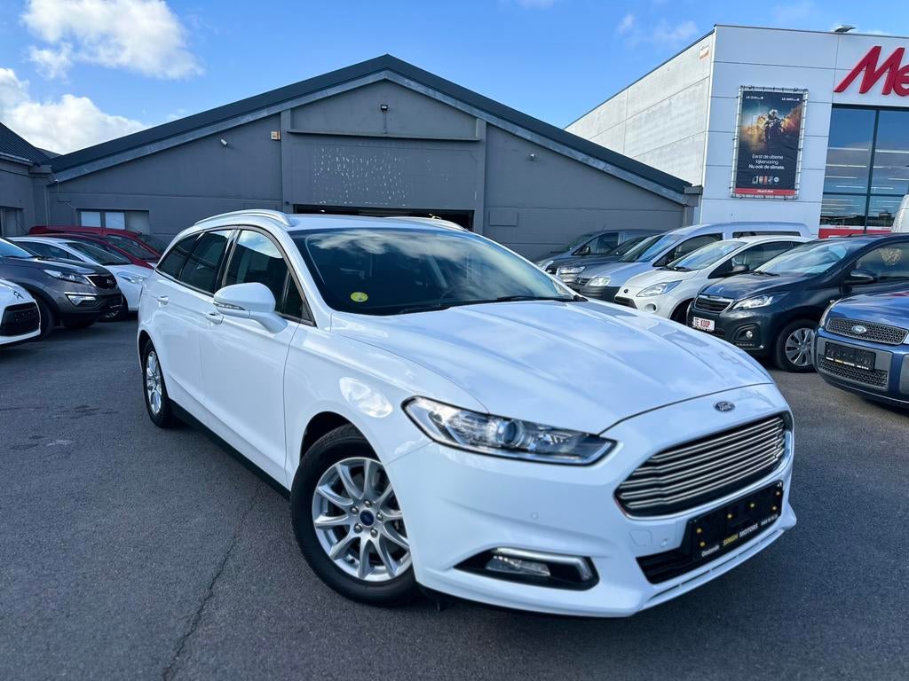 Ford Mondeo 1.5TDI | Gps | Airco | Cruise | Zetelverwarming, Auto's, Ford, Stof, Euro 6, Mondeo, Wit