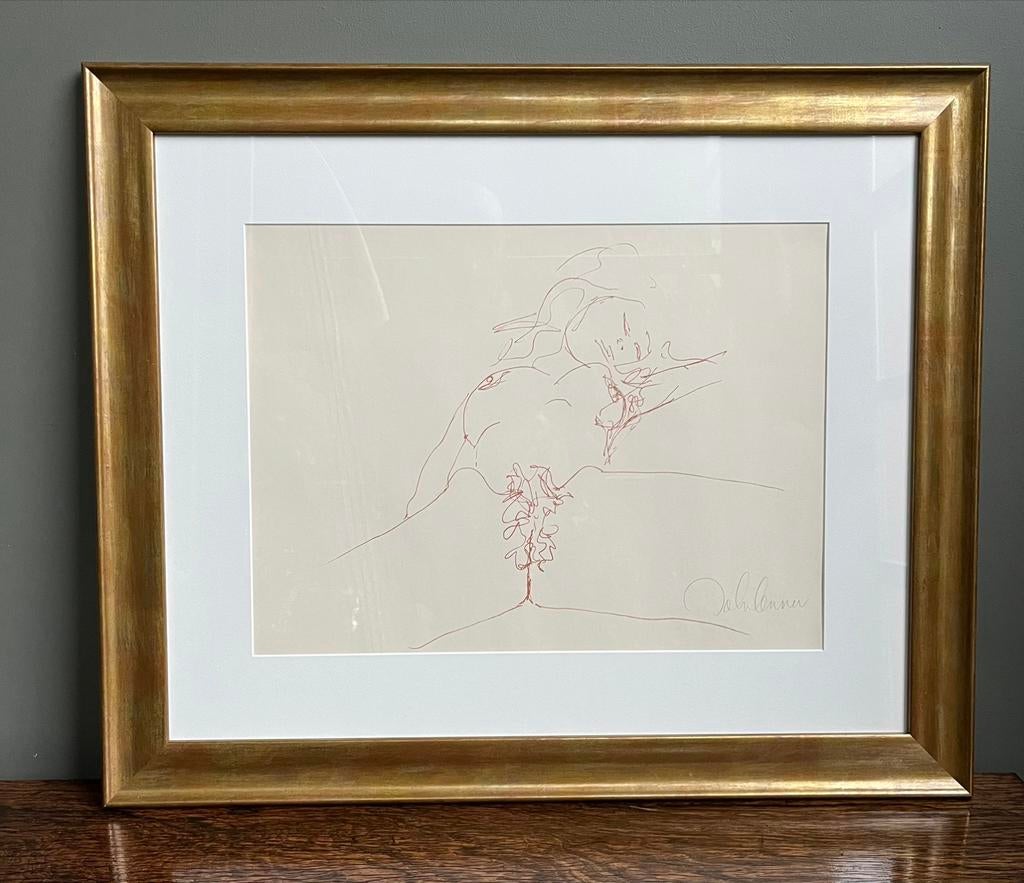 John Lennon ( 1940 - 1980 ) lithografie ( erotisch werk ), Antiek en Kunst, Ophalen