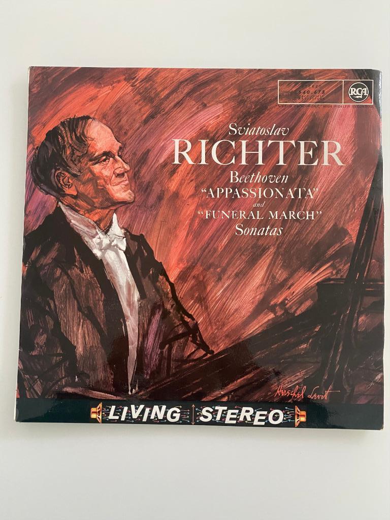 Sviatoslav Richter Beethoven Appassionata And Funeral March, Orchestre ou Ballet, 12 pouces, Enlèvement ou Envoi, Comme neuf