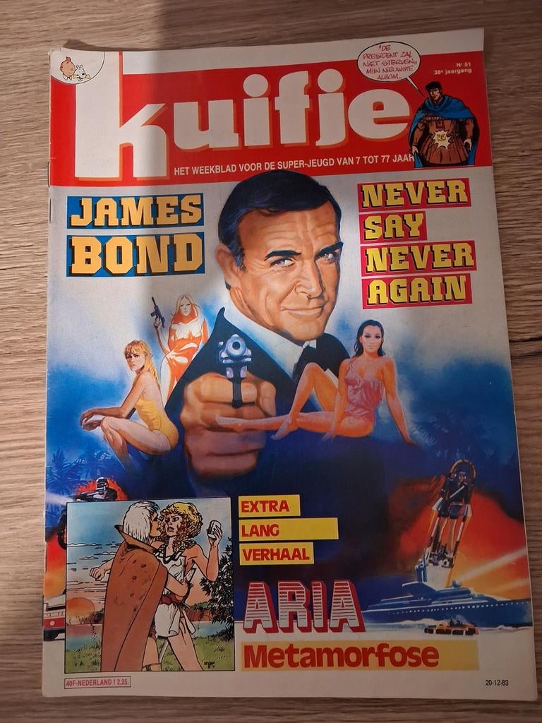 Kuifje magazine : James Bond never say never again, Verzamelen, Verzenden