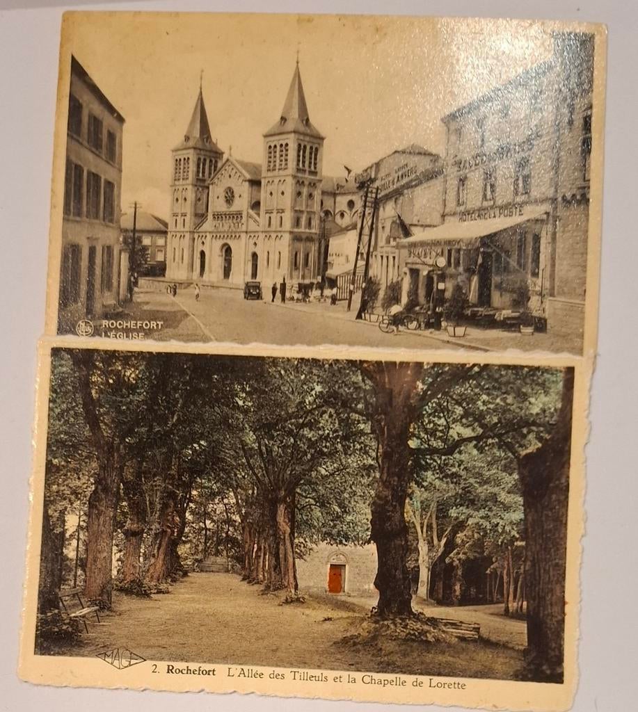 Rochefort, lot de 2 cartes postales, Collections, Enlèvement ou Envoi, Namur