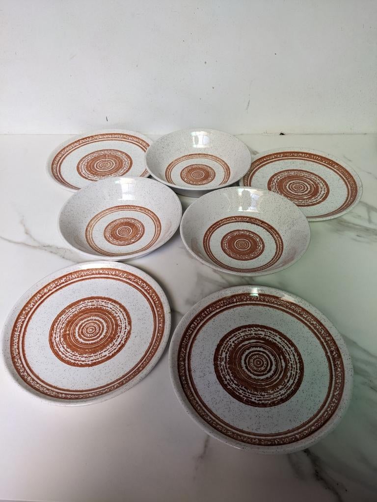 vintage Biltons borden set, Maison & Meubles, Cuisine | Vaisselle, Comme neuf, Assiettes(s), Céramique, Enlèvement