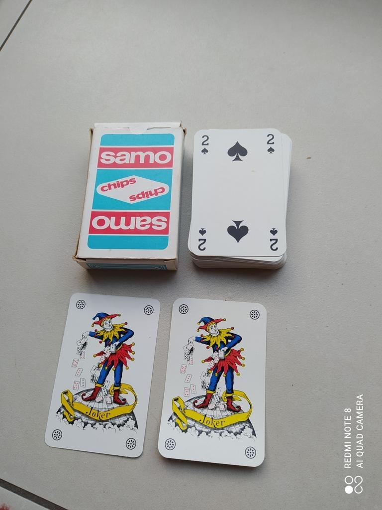 Livre rare de cartes à jouer de Samo Chips, Enlèvement ou Envoi, Comme neuf