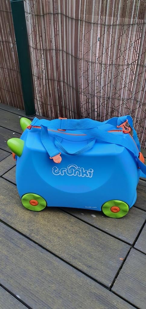 Étui de voyage Trunki, Enlèvement, Comme neuf, Bleu, Roulettes