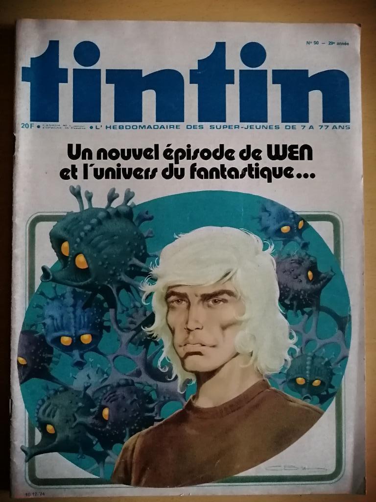 Le journal de Tintin numéro 50 - 1974, Ophalen of Verzenden, Krant