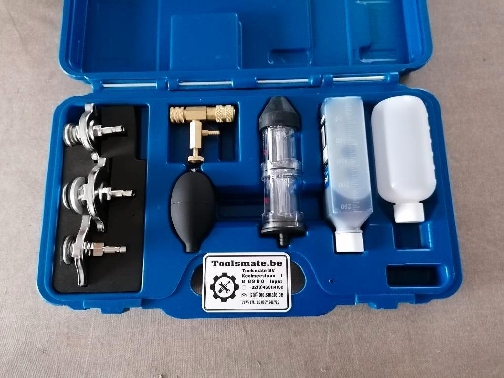 Cilinderkop lek tester kop pakking lek tester met 3 adapters, Auto diversen, Autogereedschap, Verzenden
