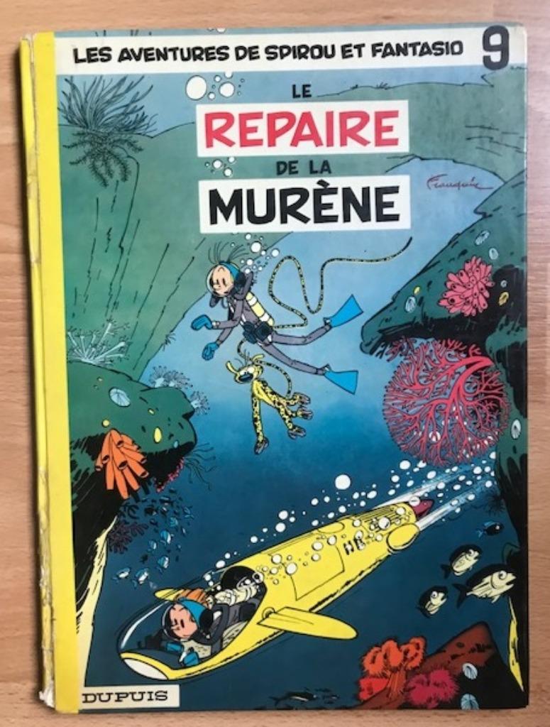 SPIROU 9 — LE REPAIRE DE LA MURÈNE (RÉIMPRESSION) FRANQUIN, Enlèvement ou Envoi, Une BD, Utilisé, Franquin