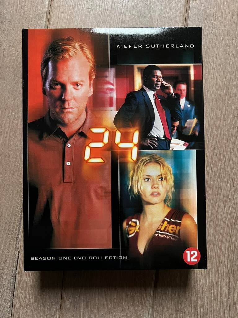 Dvd-box seizoen 1 van serie 24 in nieuwstaat, À partir de 12 ans, Enlèvement ou Envoi, Comme neuf, Action et Aventure