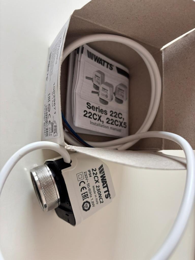 Elektrische servomotor Watts Vision 22CX230NC2, Doe-het-zelf en Bouw, Ophalen of Verzenden, Nieuw, Overige typen