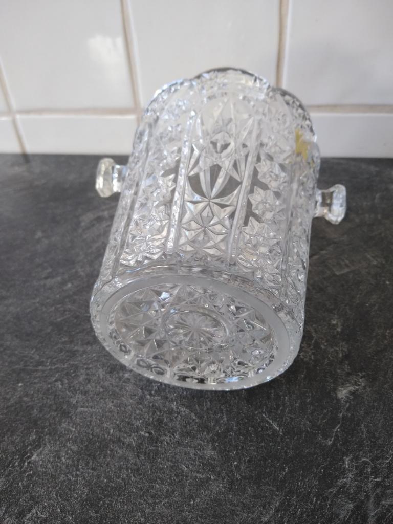 Georgshutte kristallen wijnkoeler, Ophalen of Verzenden