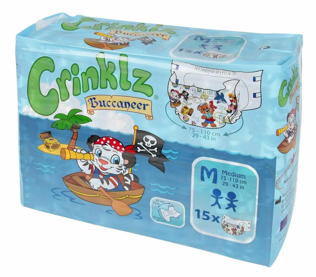 Crinklz buccaneer en fairy tales medium en large, Diversen, Ophalen, Nieuw