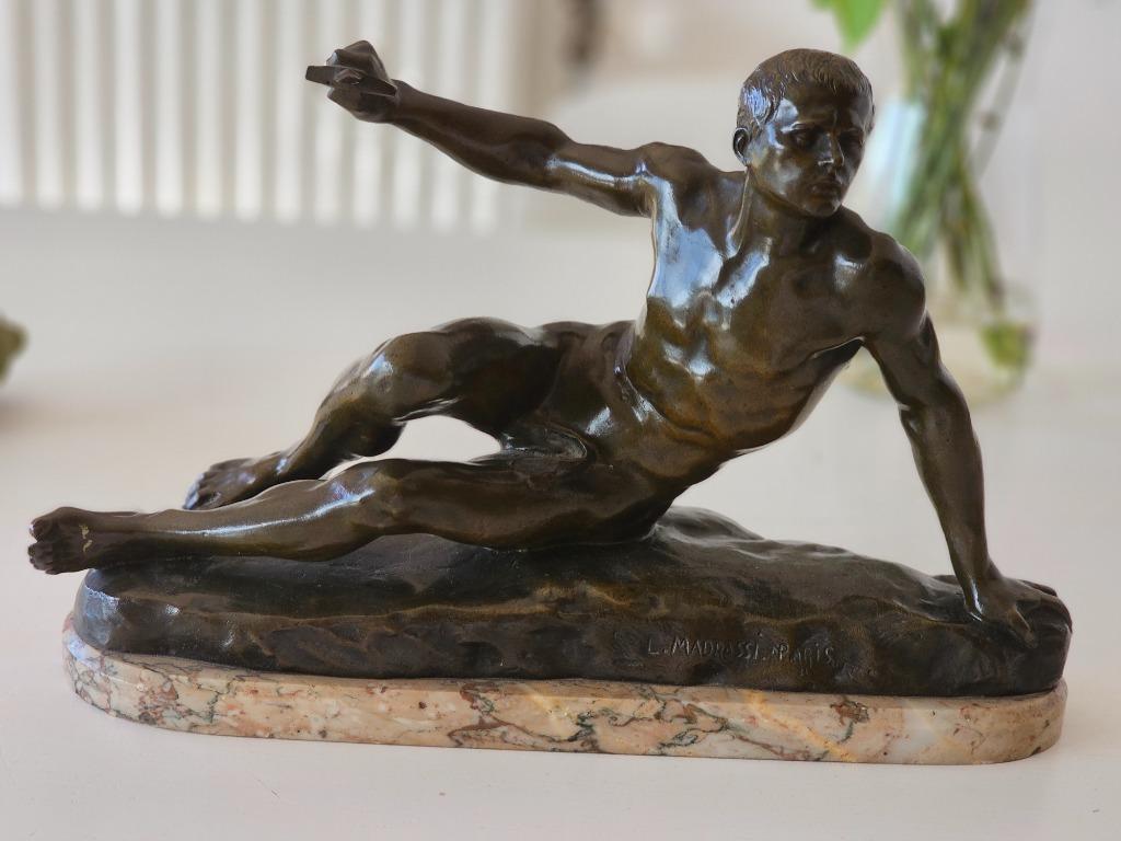 Luca Madrassi (1848-1919) - Sculpture brons, Ophalen of Verzenden