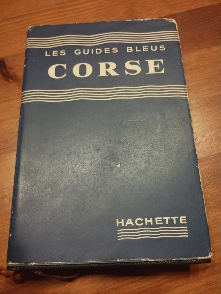 Guide bleu Corse 1959 Hachette, Ophalen of Verzenden