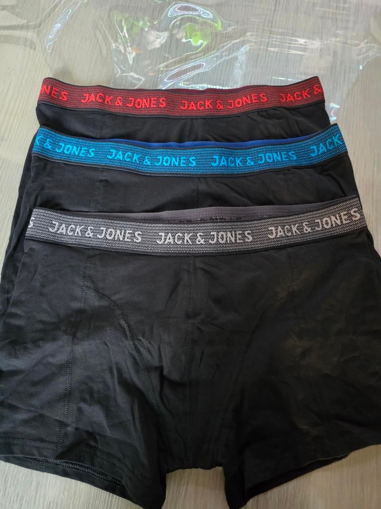 3 Heren boxershorts J&J, Vêtements | Hommes, Sous-vêtements, Enlèvement, Noir, Jack&Jones, Boxer