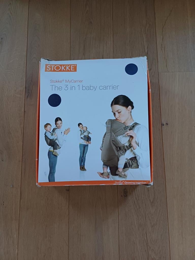 Stokke Draagzak - MyCarrier - The 3in1 Baby Carrier, Kinderen en Baby's, Babydragers en Draagdoeken, Zo goed als nieuw, Buik, Draagzak