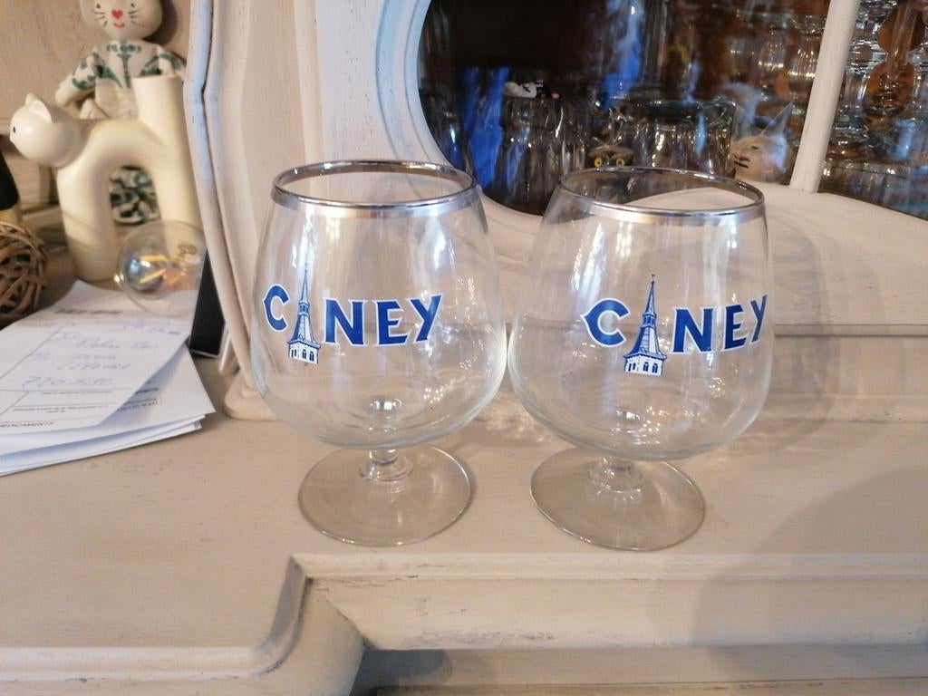 6 Ciney-glazen, Verzamelen, Ophalen of Verzenden, Zo goed als nieuw
