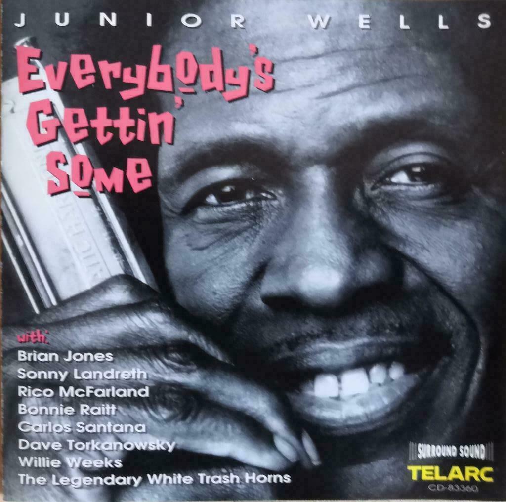 JUNIOR WELLS - Everybody's gettin' some (CD), Ophalen of Verzenden, 1980 tot heden, Zo goed als nieuw, Blues
