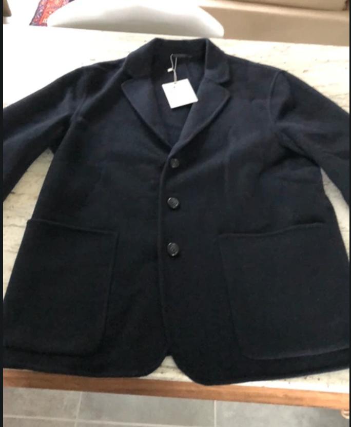 WOOLRICH manteau en tissu bleu XXL, Neuf, Enlèvement ou Envoi, Autres tailles, Bleu