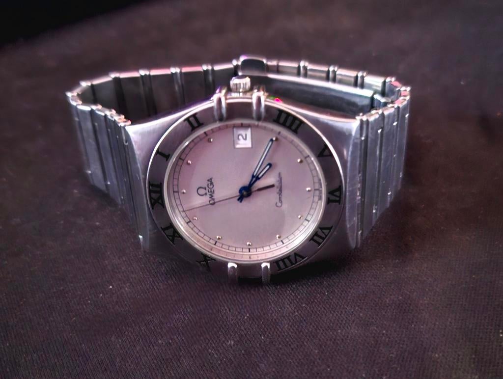Omega Constellation, Handtassen en Accessoires, Staal, Staal, Polshorloge, Ophalen of Verzenden