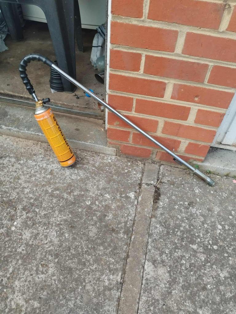 désherbeur au gaz, Enlèvement ou Envoi, Utilisé