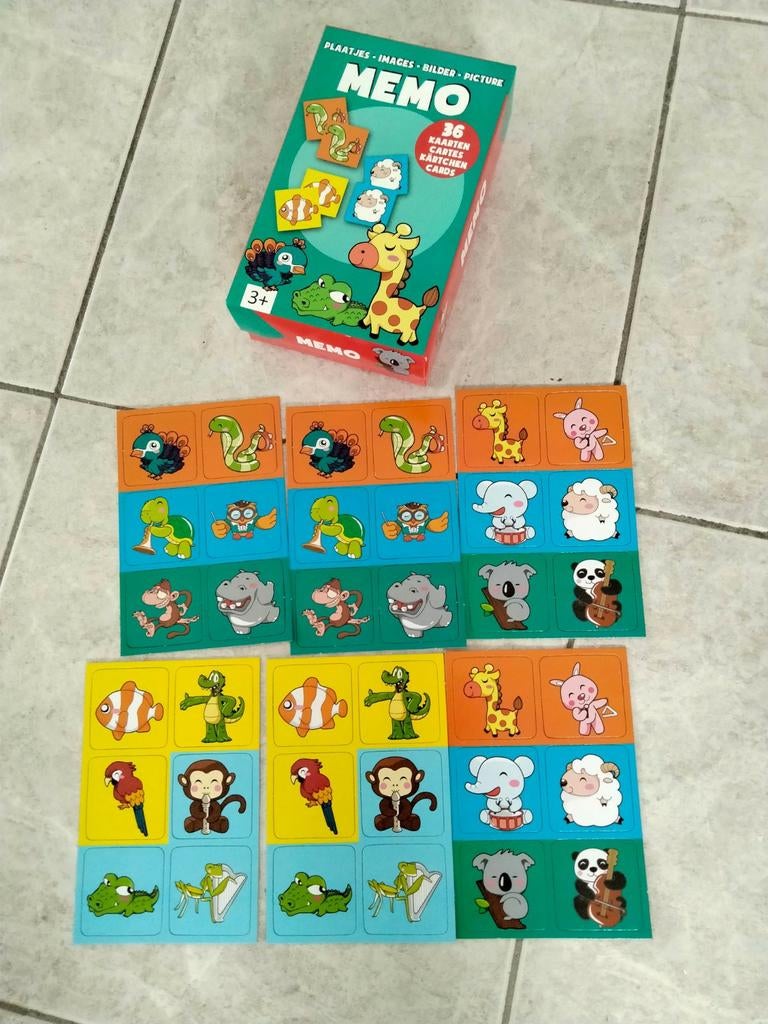 Memo spel dieren, Ophalen of Verzenden, Nieuw