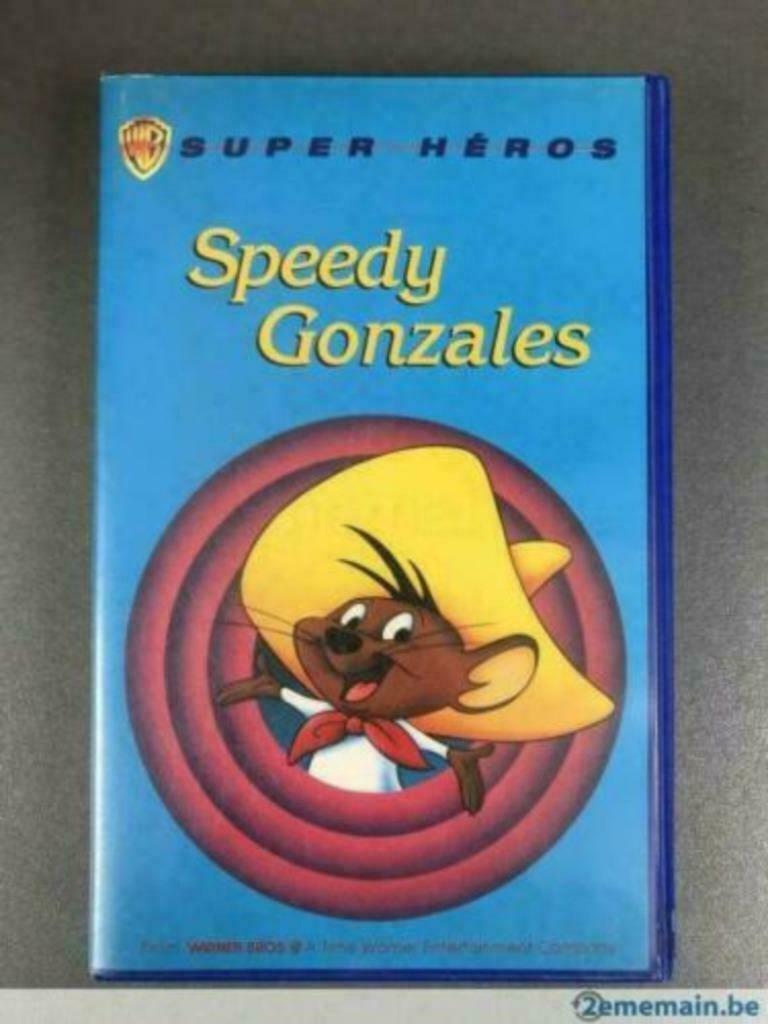VHS "Speedy Gonzales", Alle leeftijden, Ophalen of Verzenden, Gebruikt, Komedie