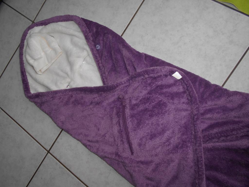 BABY BOUM....couverture  couvrante bb avec bonnet, Ophalen of Verzenden, Zo goed als nieuw, 70 tot 85 cm, Deken