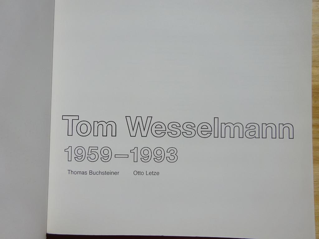 Tom Wesselman, 1959-1993, PBA Bruxelles, 1994, Enlèvement ou Envoi, Utilisé, Peinture et dessin