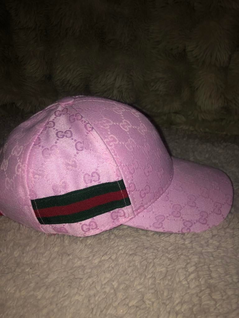 casquette gucci rose neuf, Ophalen of Verzenden, Zo goed als nieuw, Pet