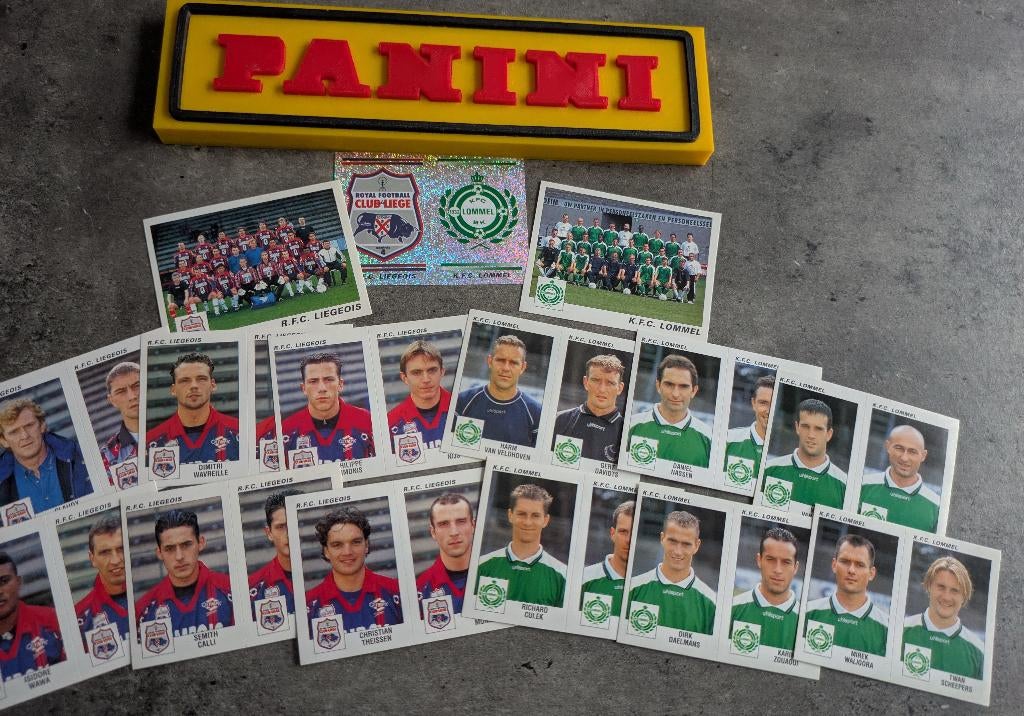 AUTOCOLLANTS PANINI 15X FOOTBALL 2001 RFC Liège/Lommel, Hobby & Loisirs créatifs, Autocollants & Images, Neuf, Envoi