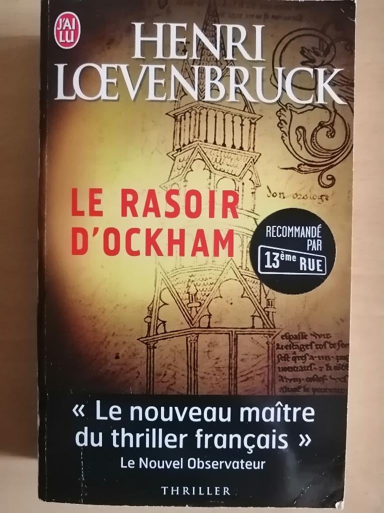 Le Rasoir d'Ockham de Henri Loevenbruck, Ophalen of Verzenden