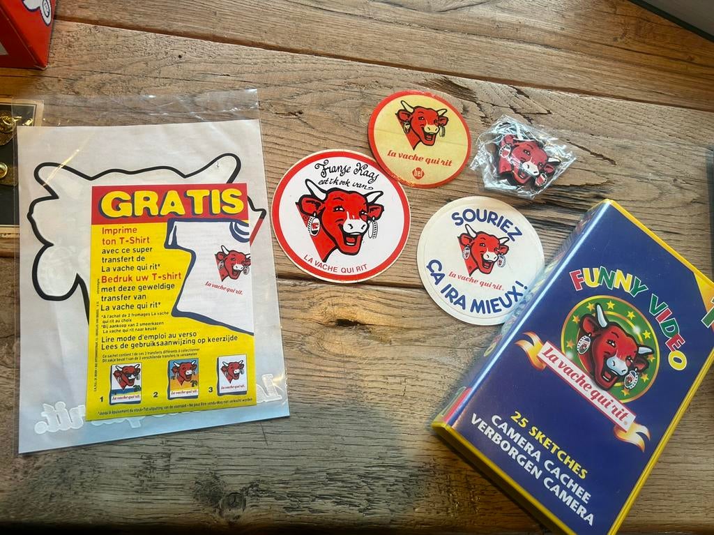 Lotje verzamelitems reclame La vache qui rit, Ophalen of Verzenden, Zo goed als nieuw