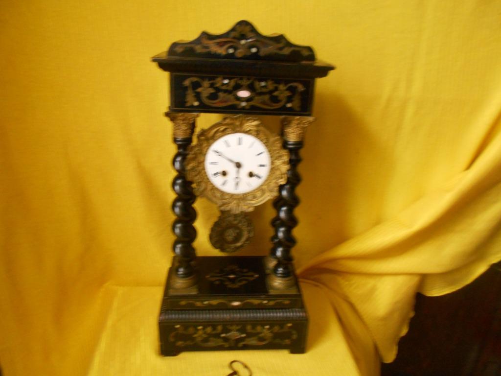 Horloge de cheminée 19ème, Antiquités & Art, Enlèvement ou Envoi