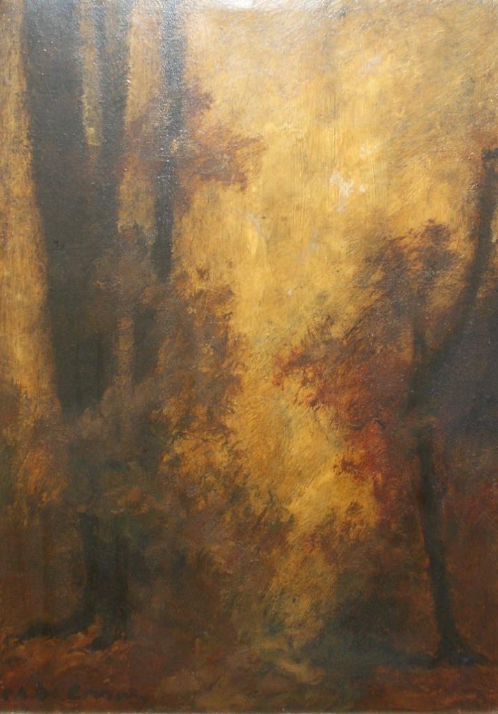 Charles De Coorde (1890-1963): Chemin creux (O/D, 53x68 cm), Ophalen of Verzenden