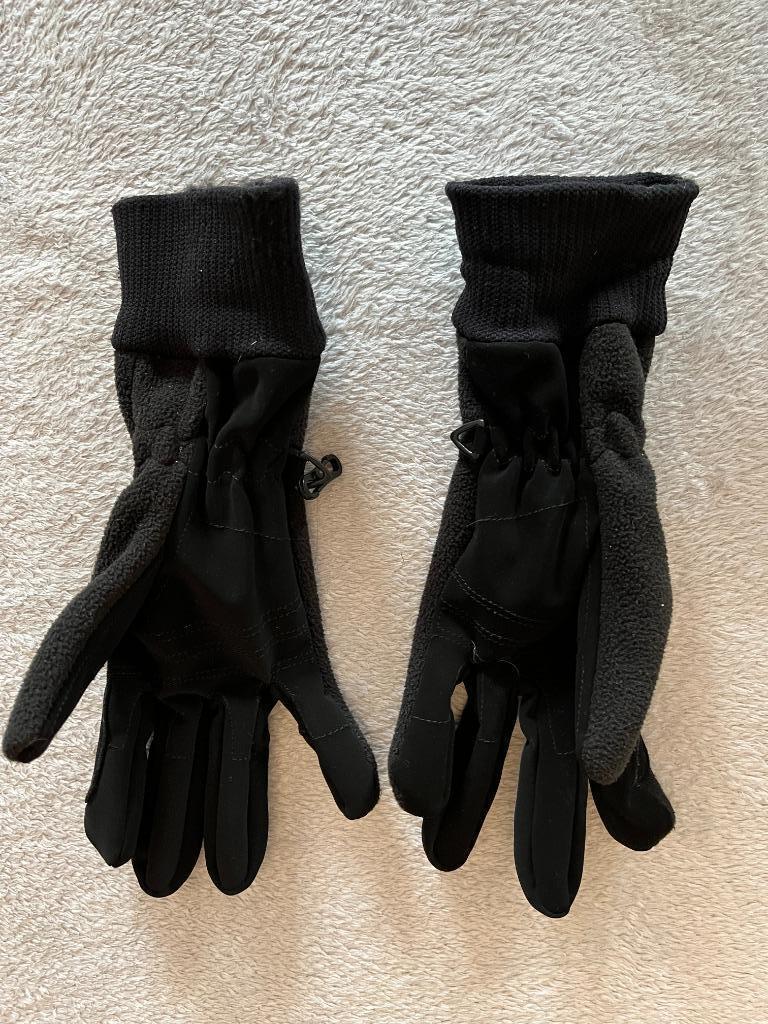 Winterhandschoenen zwart max. 11jaar, 134 t/m 140, Ophalen of Verzenden, Zo goed als nieuw, Handschoenen