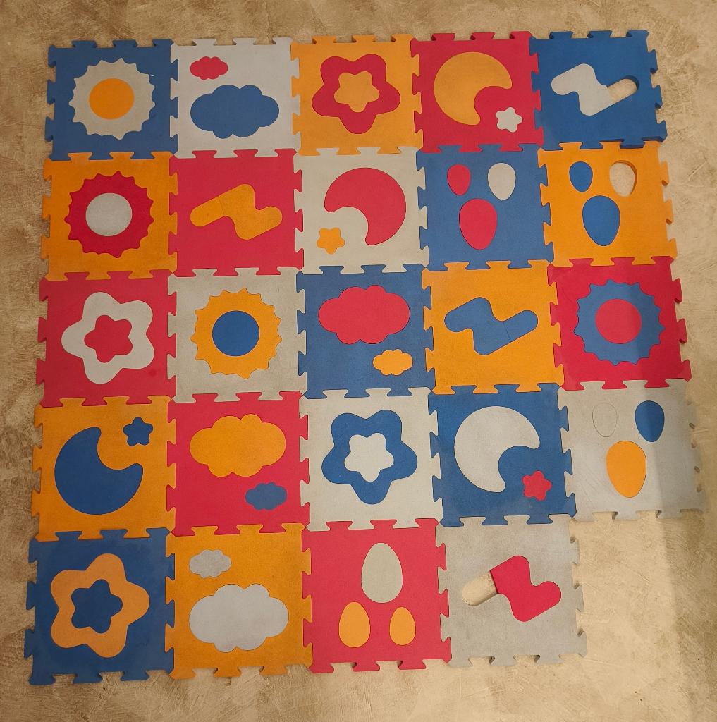 Tatamix puzzelmat met uitneembare delen, Ophalen of Verzenden, Gebruikt