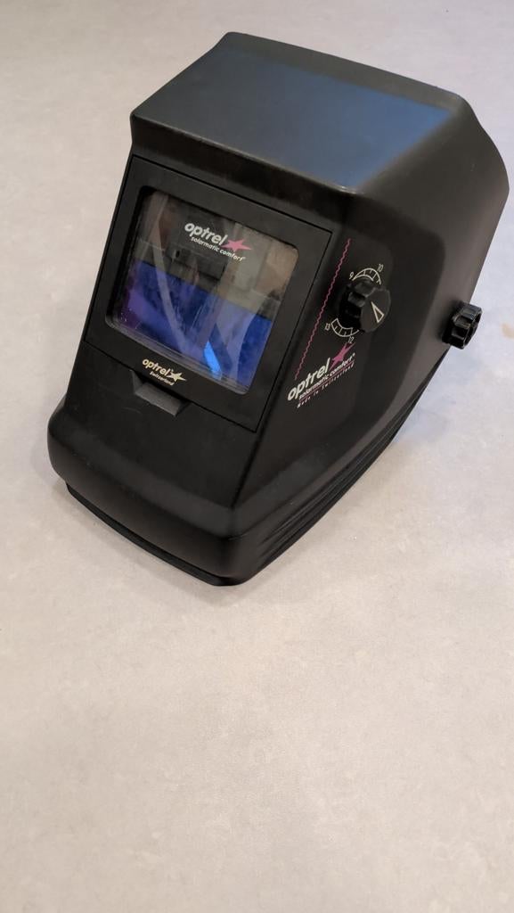 Automatische lashelm Optrel Solarmatic Comfort, Bricolage & Construction, Boucliers de soudage, Ultra-violet, Enlèvement ou Envoi