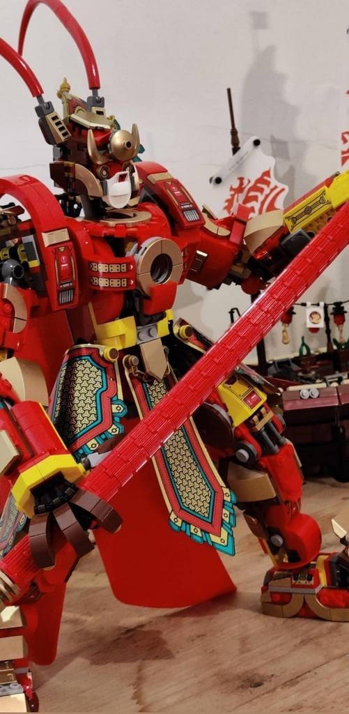 Lego 80012 Monkie Kid Monkey King Warrior Mech, Ophalen, Zo goed als nieuw, Complete set, Lego