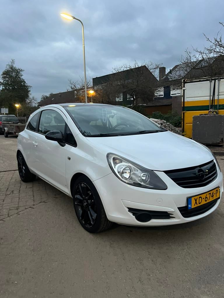 Opel corsa 1.4 wit 2010, Auto's, Opel, Wit, Particulier, Corsa, Te koop