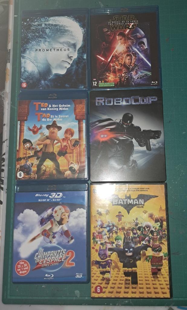 5 blu-ray 1 dvd, Cd's en Dvd's, Blu-ray, Zo goed als nieuw, Ophalen