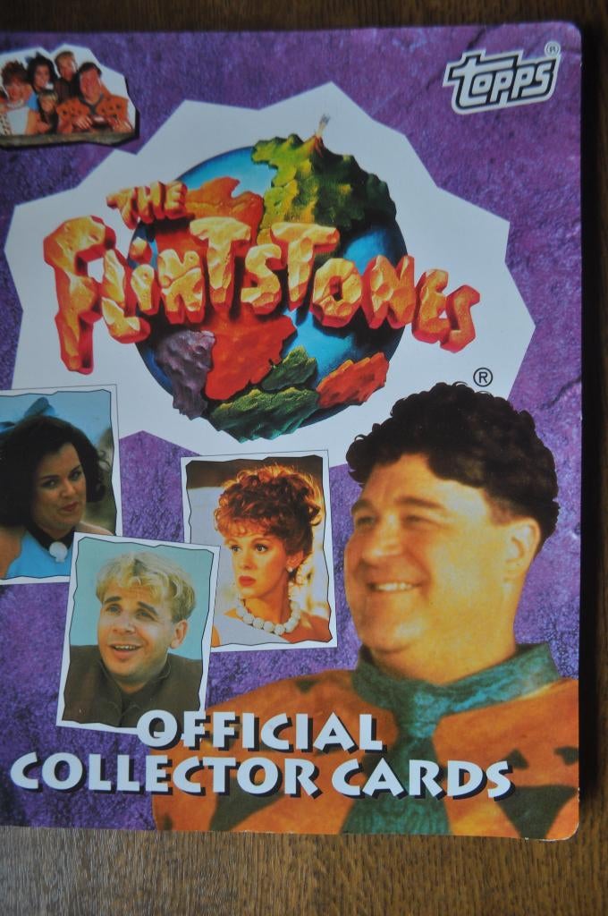 TOPPS COMPLEET BINDER MET 99 KAARTEN THE FLINTSTONES, Enlèvement ou Envoi, Comme neuf, Plusieurs images