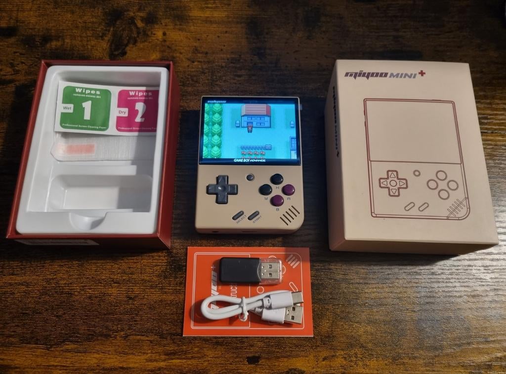 Miyoo Mini+ (Plus), nieuw in doos (8000+ games & OnionOS), Envoi, Neuf