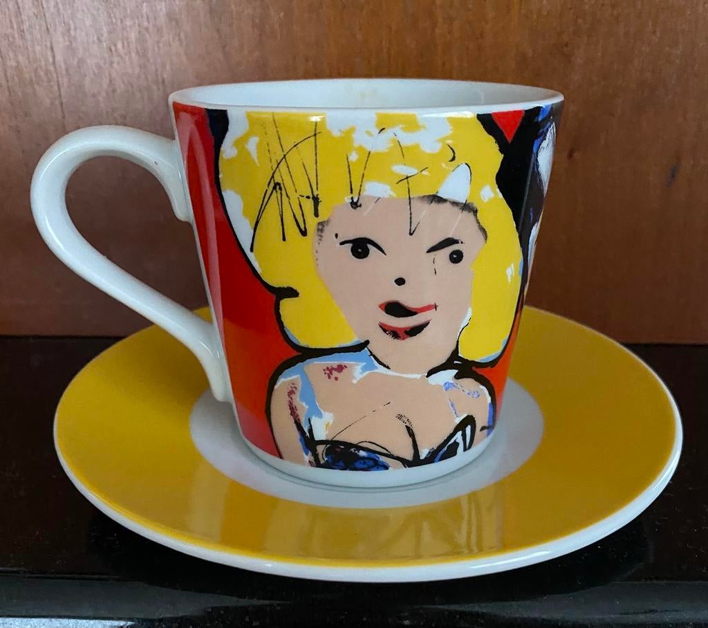 Herman Brood tassen en schotels, Ophalen, Zo goed als nieuw