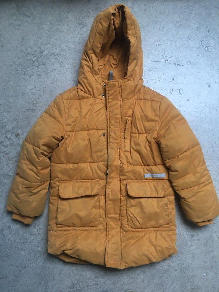 Warme jongens winterjas Kids Nation Maat 128, Ophalen of Verzenden, Jas