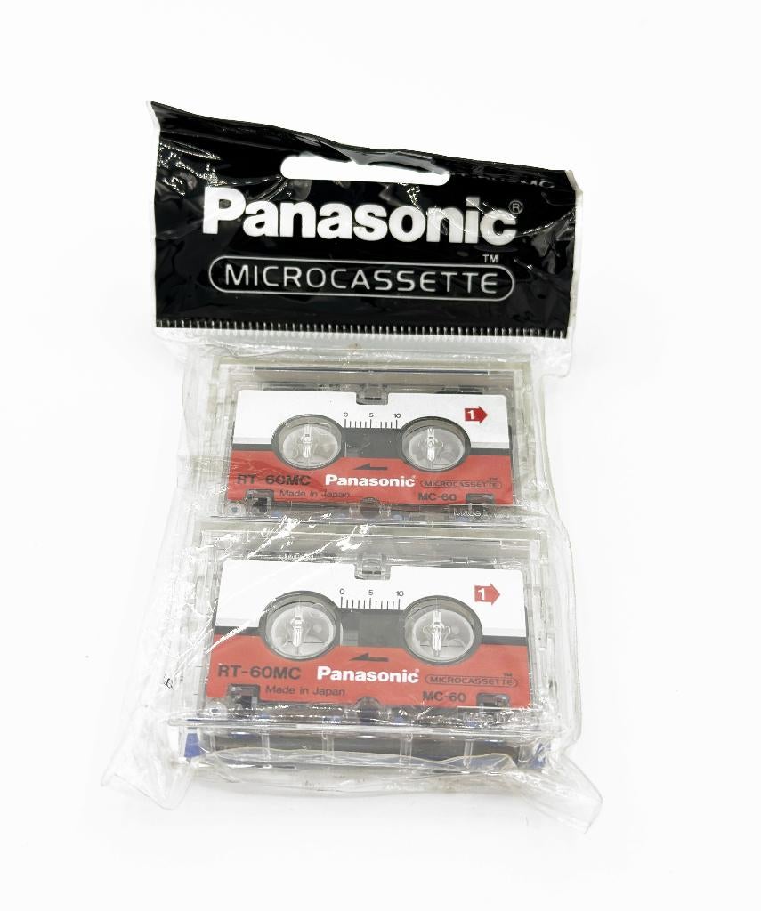 2 x Panasonic Microcassettes RT-60MC / NIEUW in verpakking, Ophalen of Verzenden, Onderdeel