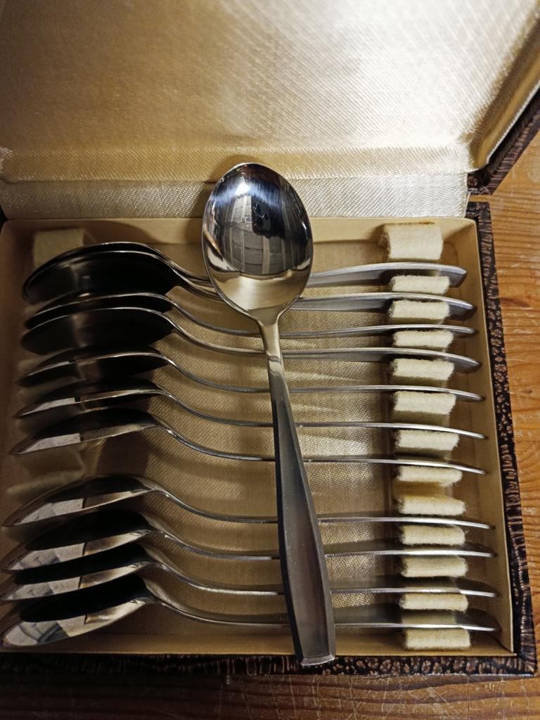 12 petites cuillères, Résiste au lave-vaisselle, Couverts en vrac, Enlèvement ou Envoi, Comme neuf