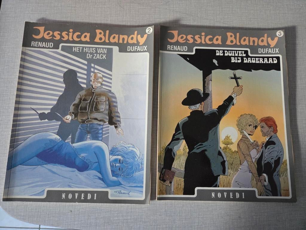 2 x Jessica Blandy, 1ste druk, Boeken, Ophalen of Verzenden, Zo goed als nieuw, Renaud, Meerdere stripboeken