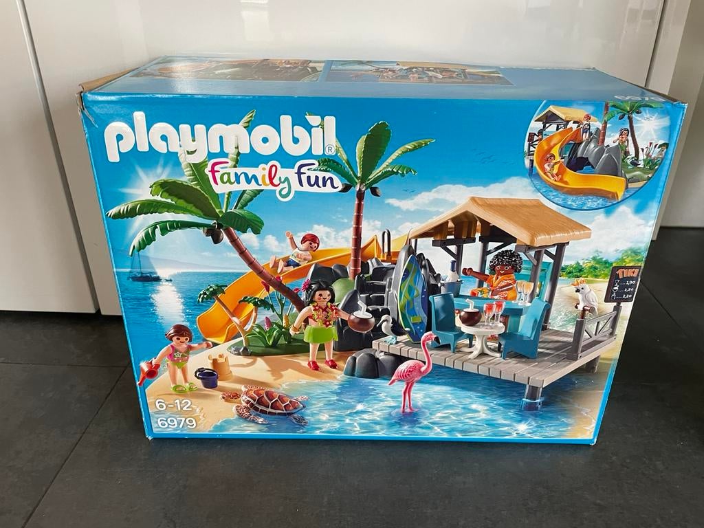 PLAYMOBIL Vakantie-eiland met strandbar, Ophalen of Verzenden