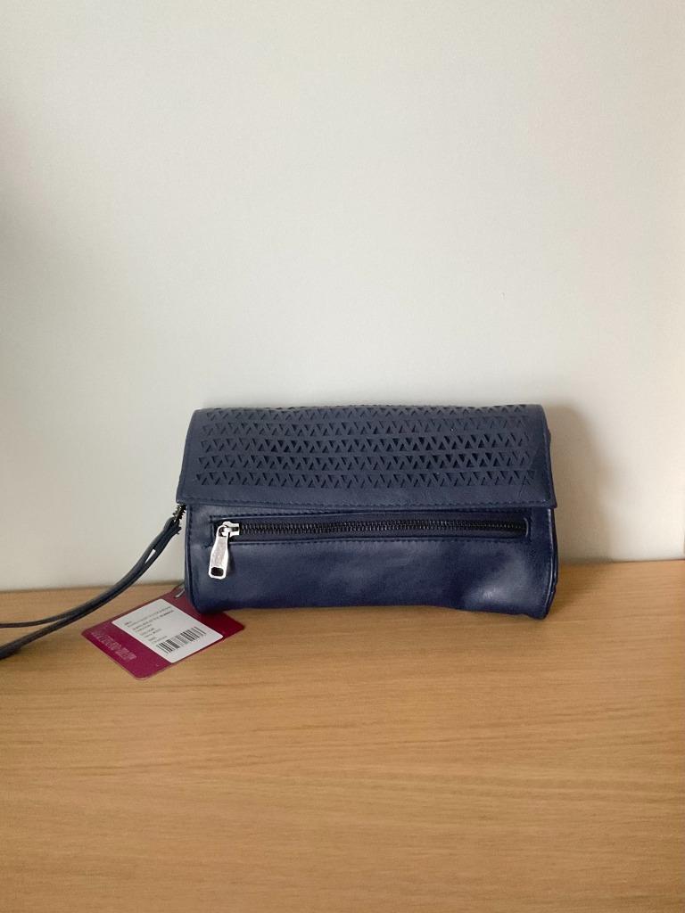 Blauwe clutch NIEUW, Ophalen of Verzenden, Nieuw, Blauw, Avondtasje