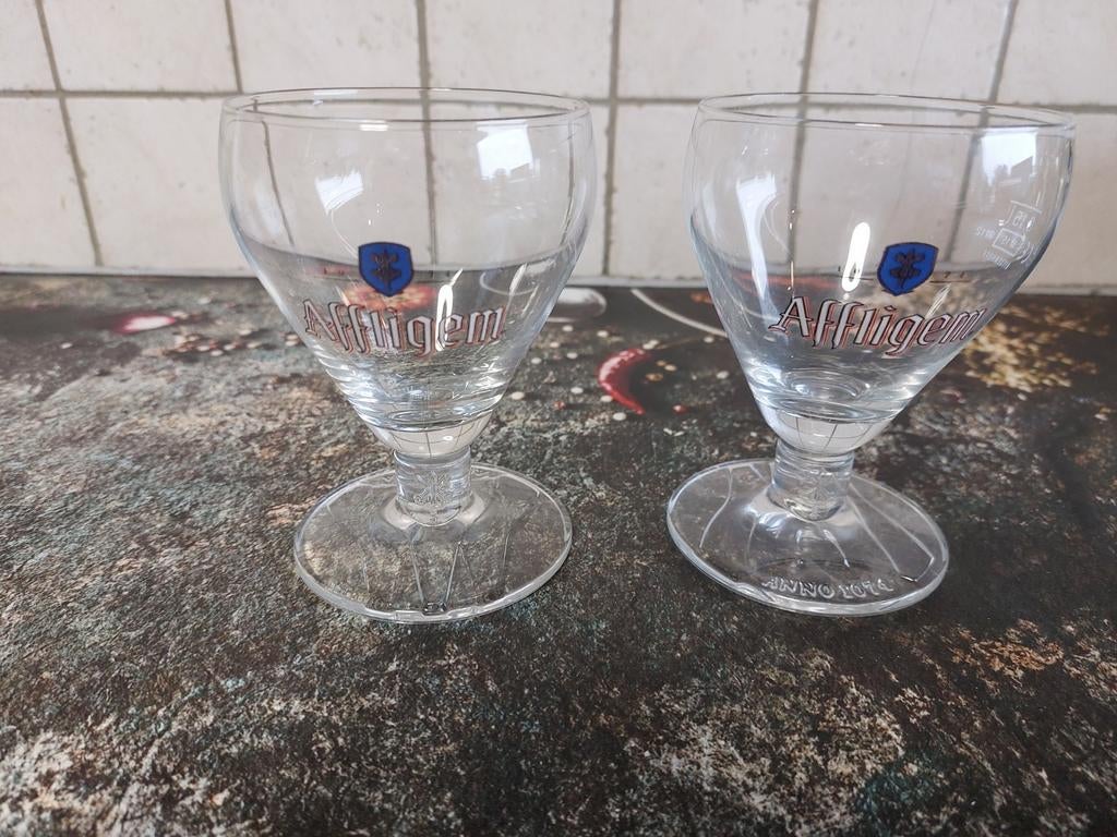 Degustatie glaasje affligem, Verzamelen, Glas en Drinkglazen, Ophalen of Verzenden, Zo goed als nieuw, Bierglas